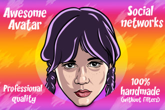 draw an amazing avatar for social networks