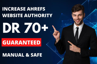 do high quality DR 70 plus dofollow contextual backlinks