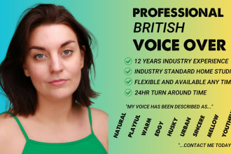 record british voice over