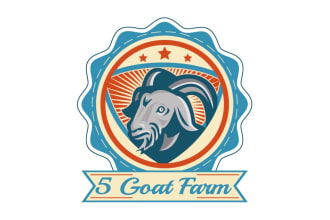 provide a retro vintage badge logo in 1 day