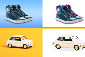 do clipping path, change background, image editing