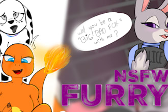 draw your favorite furry character or nsfw character