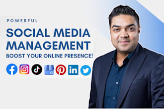 be your social media marketing manager