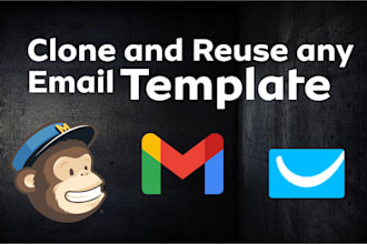code a responsive HTML and CSS email template