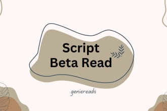 beta read your script