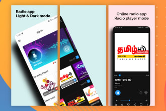 create an online radio app with admin panel radio fm app