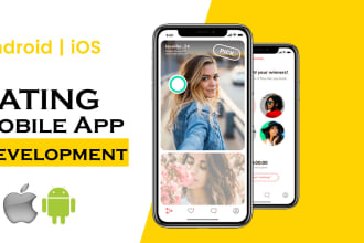 develop dating app clone like tinder, hinge and bumble android and IOS
