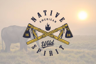 design retro vintage t shirt design or vintage logo within 24hrs