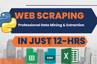 do website scraping, data scraping, data mining, data extraction, and data entry