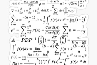 create any math equation,physics numericals using latex