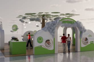 exhibition stand of an any format