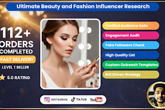 provide you list of 100 beauty fashion micro influencer instagram shoutout