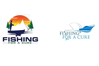 do unique monogram emblem fishing hunting camping logo design and redesign
