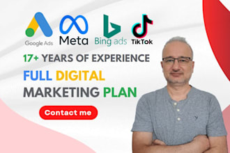 develop dyi digital marketing strategy plan for your business