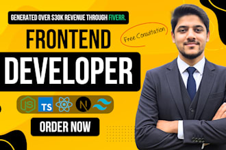 be your best frontend developer in next js and react js