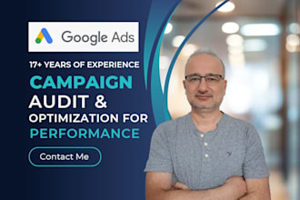 write audit report for google ads campaign and optimization suggestions
