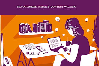 create SEO optimized website content