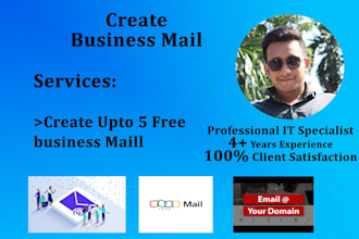 create configure free business domain mail using your custom domain