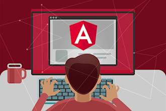 develop an angular web application