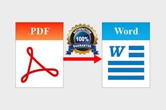 convert pdf to word, scanned image to word or google docs