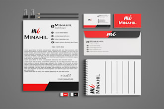 design business cards, letterhead and stationary