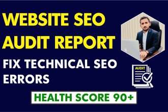 provide SEO audit report with action plans