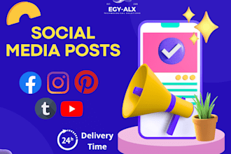 create 10 social media posts