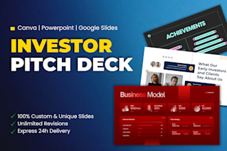 design premium real estate pitch deck presentation in 24 hours