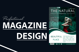 design modern magazine, flayers and cover pages
