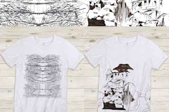 design unique pattern tshirts and sweatshirts