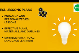 develop and customize esl lesson plans with course outline for all levels