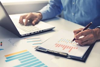 do data entry, data analysis and will create dashboard and organize spreadsheets
