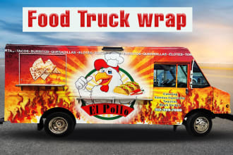 make unique food trucks, food truck wrap designs, and food trailer