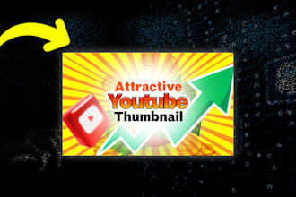 design attractive youtube thumbnail for your video by using ai