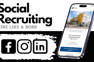 create a mobile optimized recruiting funnel and social media campaigns
