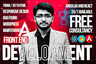 be your angular and react developer
