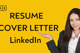 write, edit professional canadian style resume, cv and cover letter