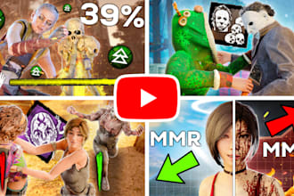 create dead by daylight thumbnails