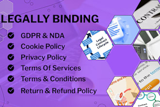 draft terms and conditions privacy policy for website nda copyright