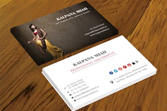 do professional business card design minimal and luxury