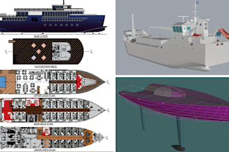 design your boat, yacht or ship with stability and structure