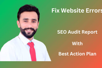 do website audit and create SEO report to fix all technical website errors