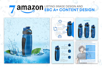create premium amazon listing images, ebc a plus content