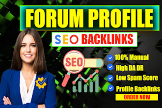 make 5505 forum profile and social media mixed SEO backlinks