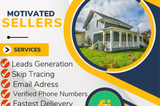 provide real estate motivated seller leads with skip tracing