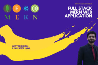 do full stack website development as mern developer