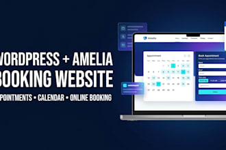 design your wordpress site with amelia booking integration