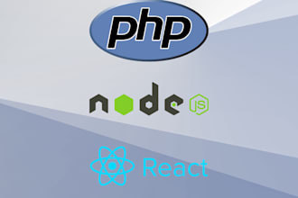 develop cms, erp on PHP and nodejs and fix your bugs