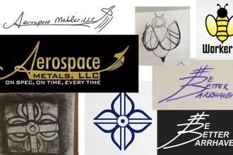 recreate, convert, your logo, icon redesign in vector format