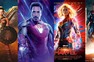 turn you into wonder woman, captain america, iron man, and black panther